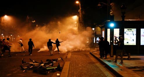 بالفيديو.. أعمال شغب في باريس.. واحتفالات في ميونيخ بعد نهائي الأبطال